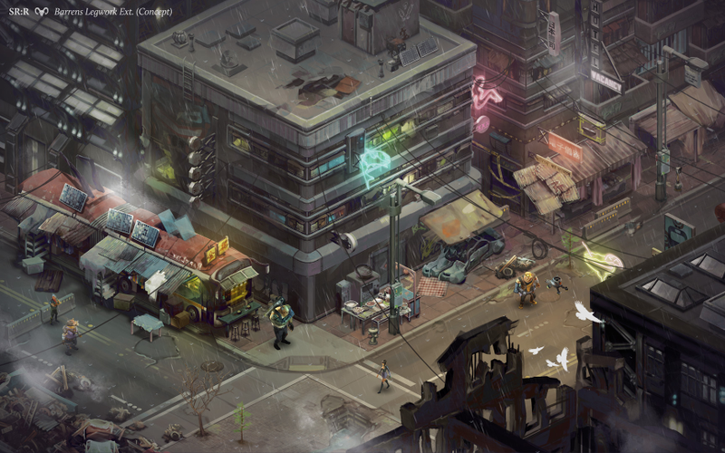 Illustration for article titled A First Look at the Characters and Cityscapes of Shadowrun Returns